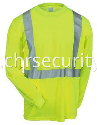 Men's High Visibility Yellow Long Sleeve Shirt